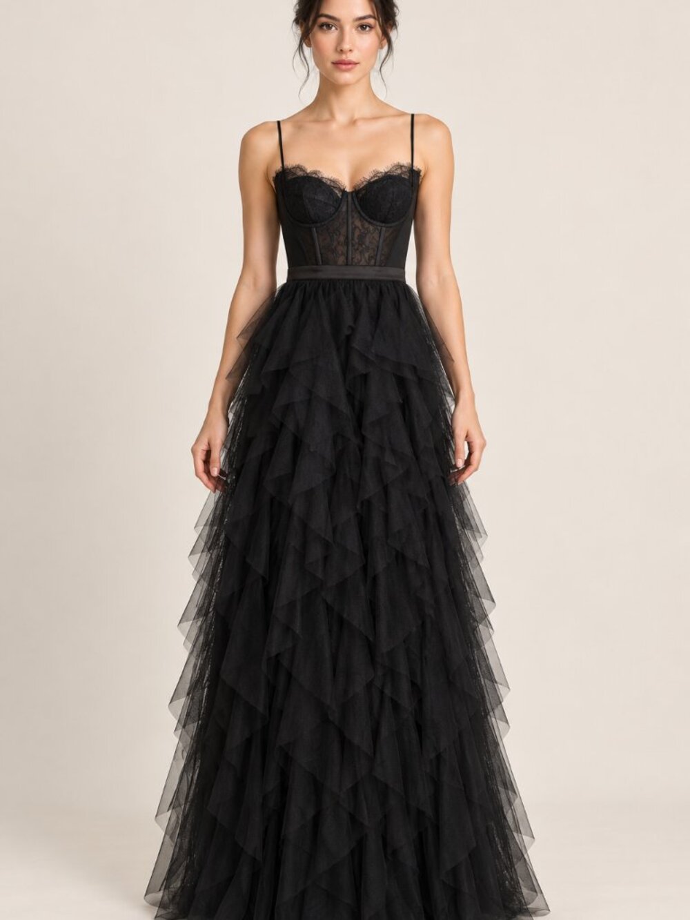 Maxi black Wedding Guest Dress